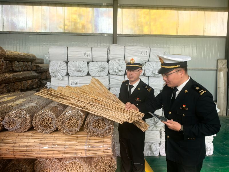 雄安竹木草制品实现首次出口